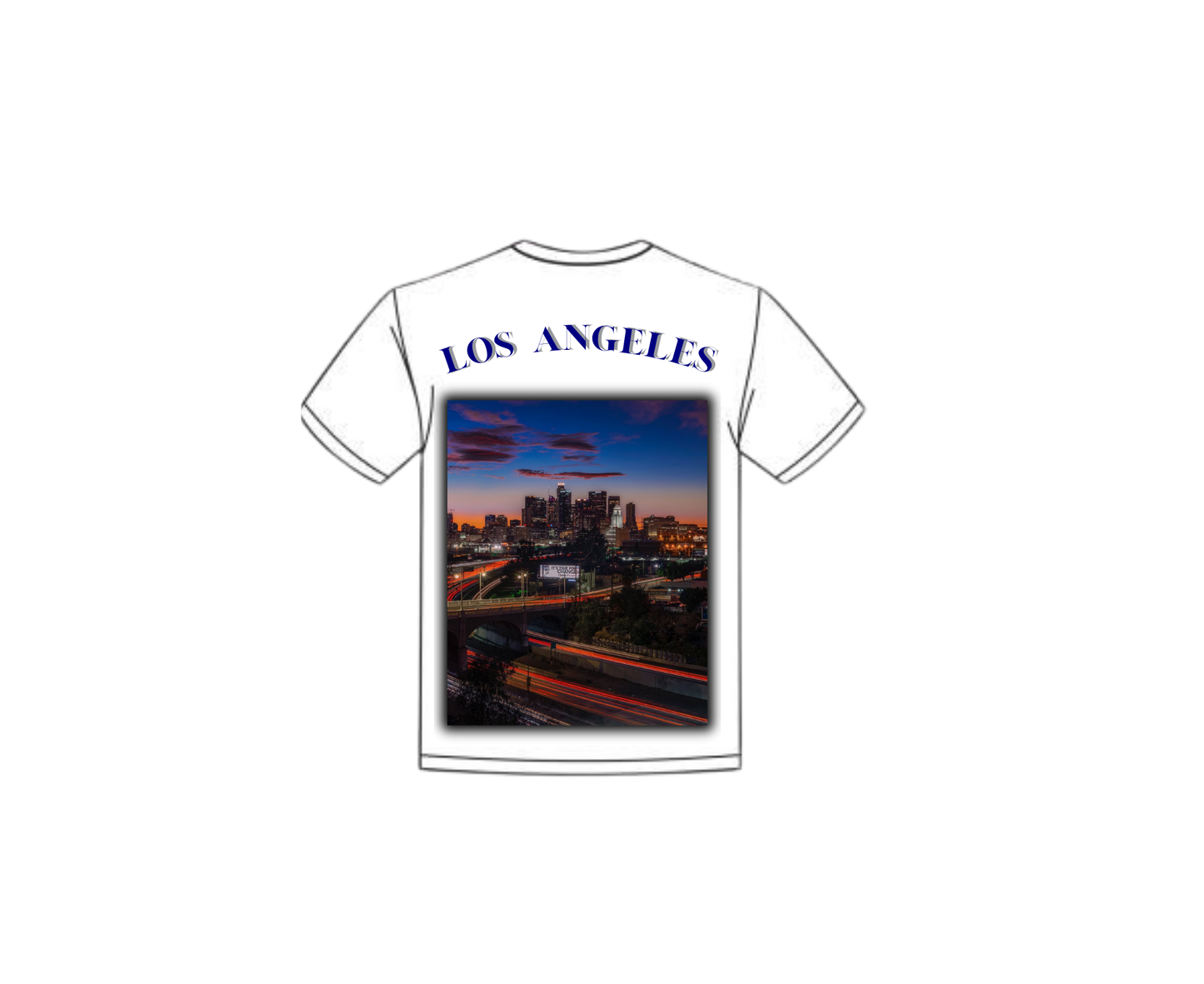 Los Angeles White T- SHIRT